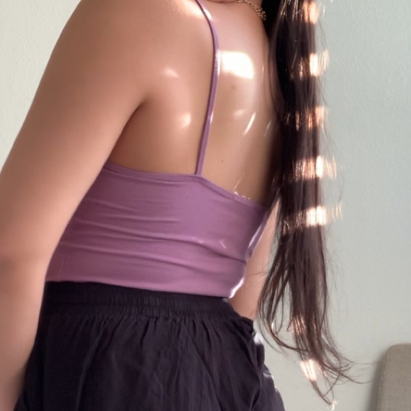 Forever 21 purple scoop neck tank - Picture 4 of 6